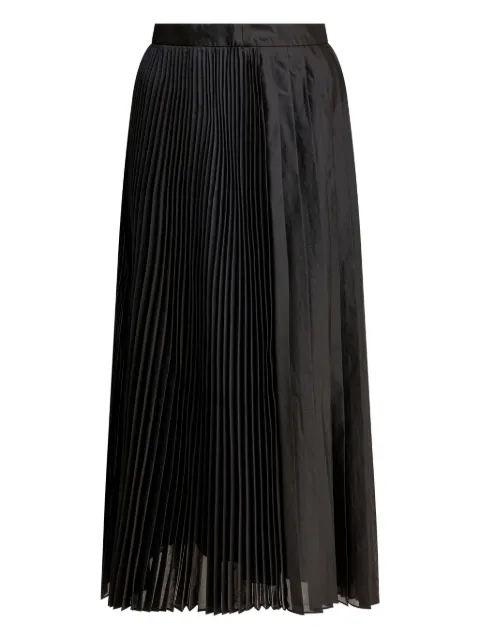 SANDBEIGE pleated midi skirt