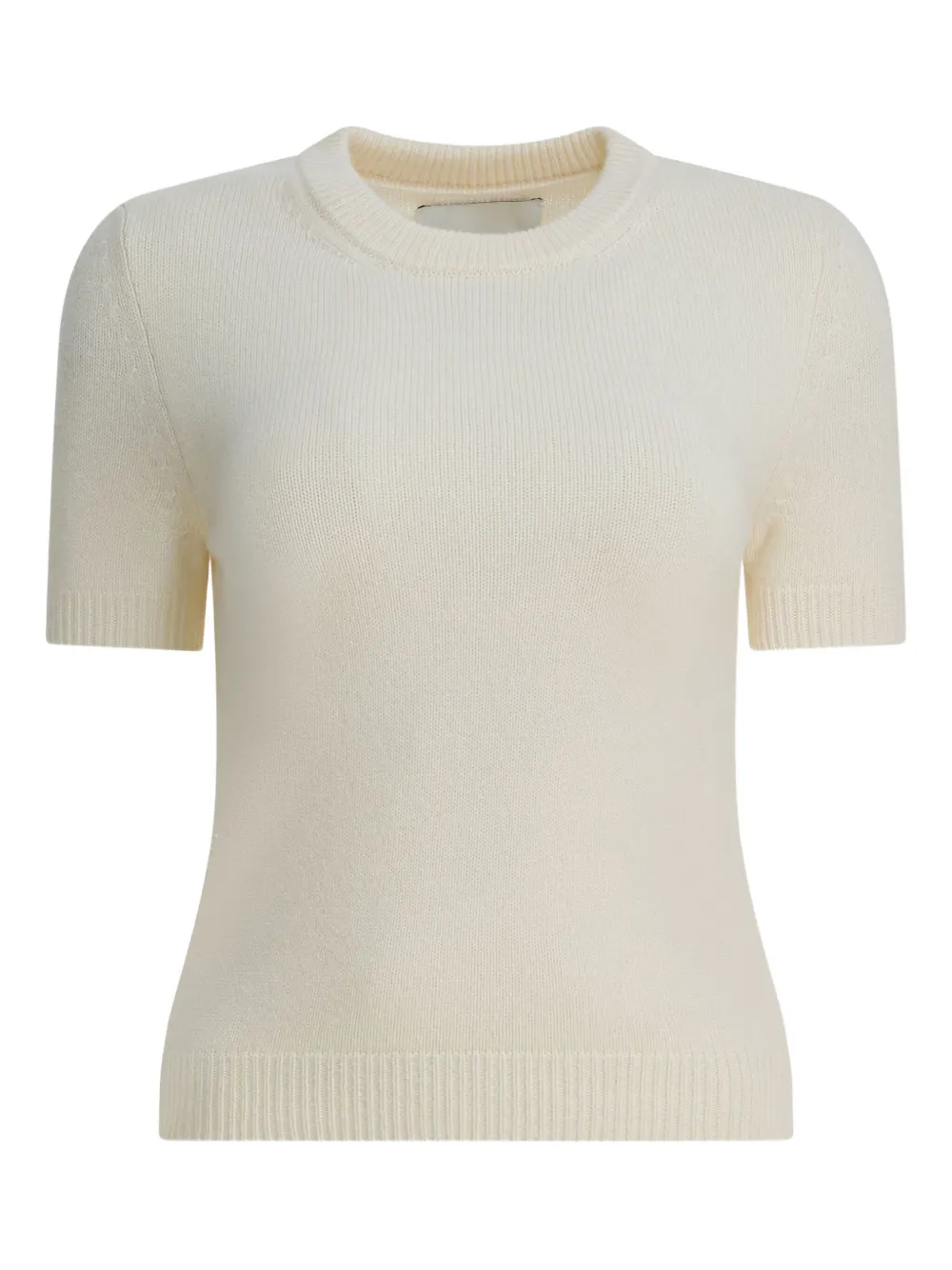 Sa Su Phi Short-sleeve Sweater In White