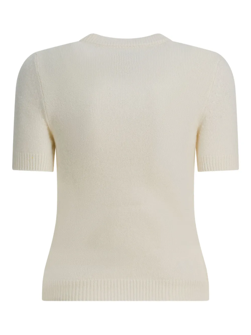 Sa Su Phi Short-sleeve Sweater In White