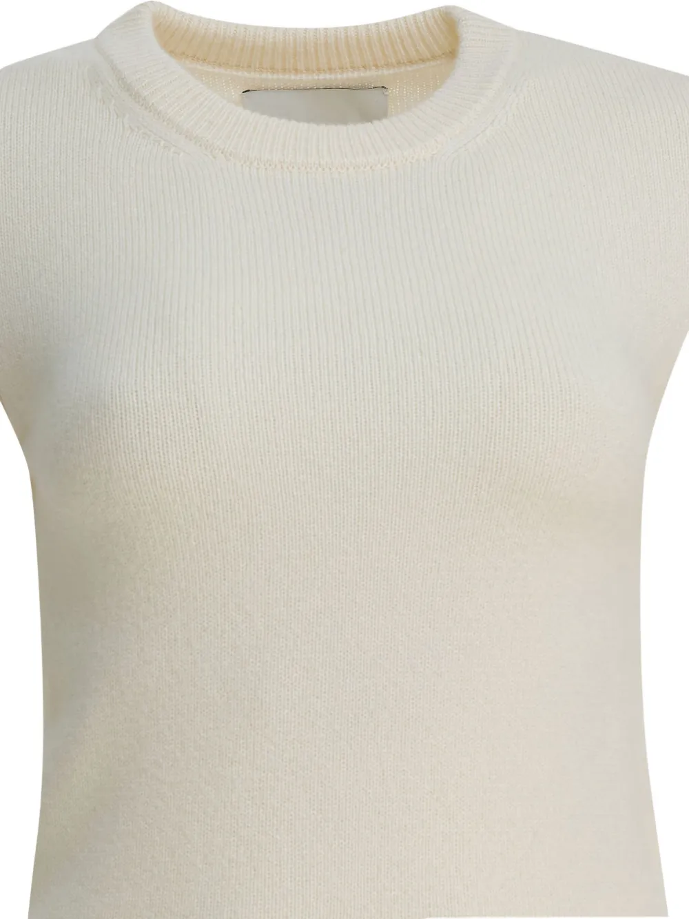 Sa Su Phi Short-sleeve Sweater In White