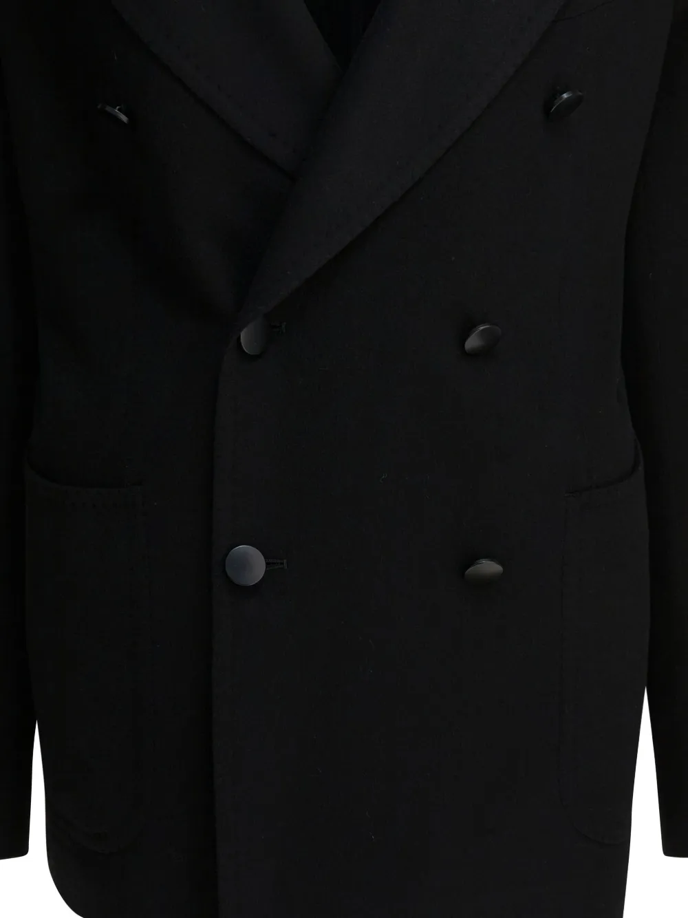 Tagliatore Double-breasted Blazer In Black