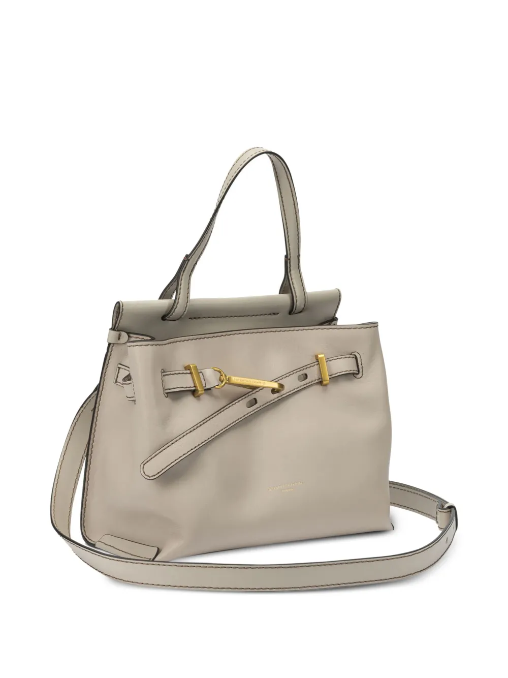 GIANNI CHIARINI Tilda leren shopper Beige
