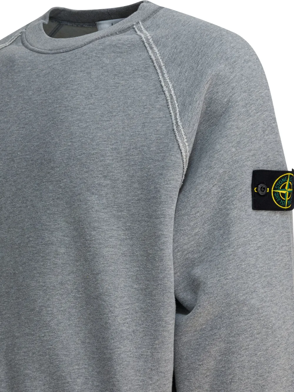 Stone Island Sweater met raglan mouwen Grijs