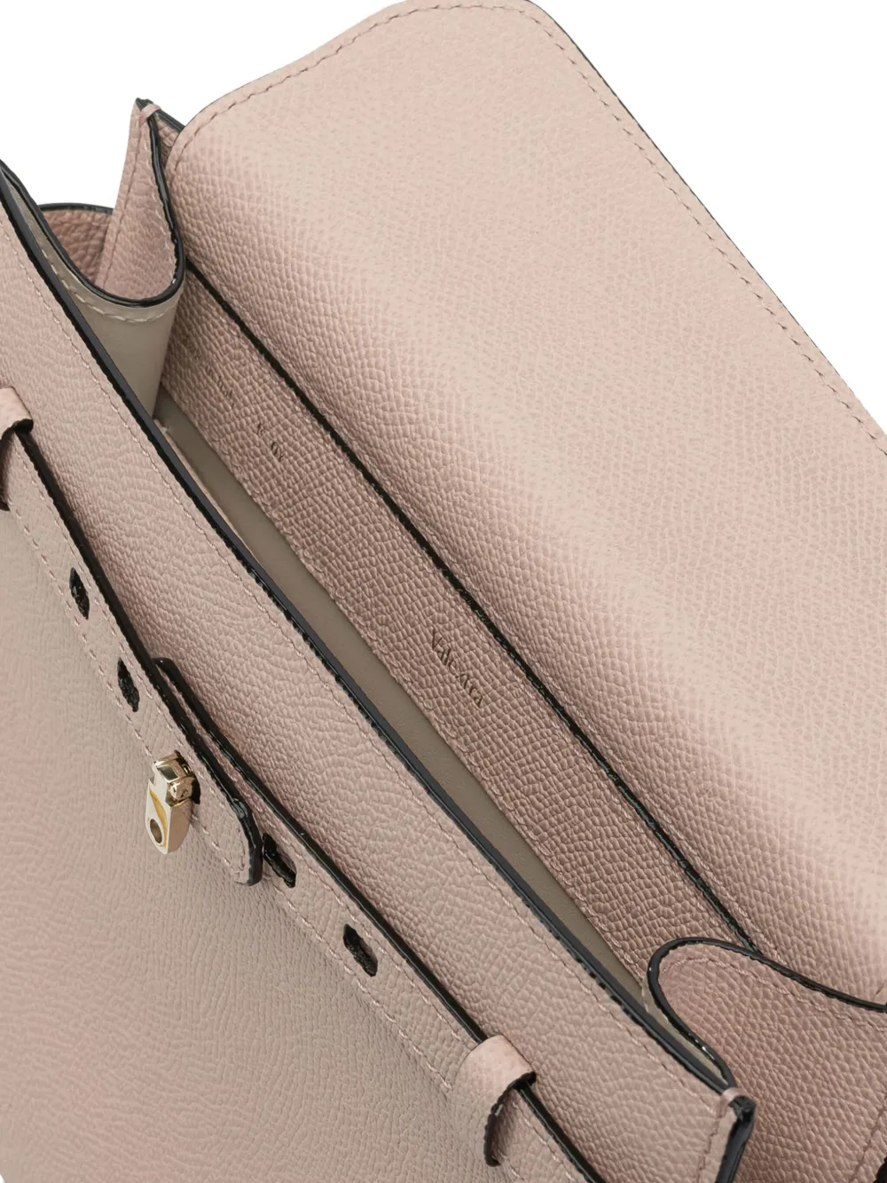 Valextra B-Tracollina leren crossbodytas Roze