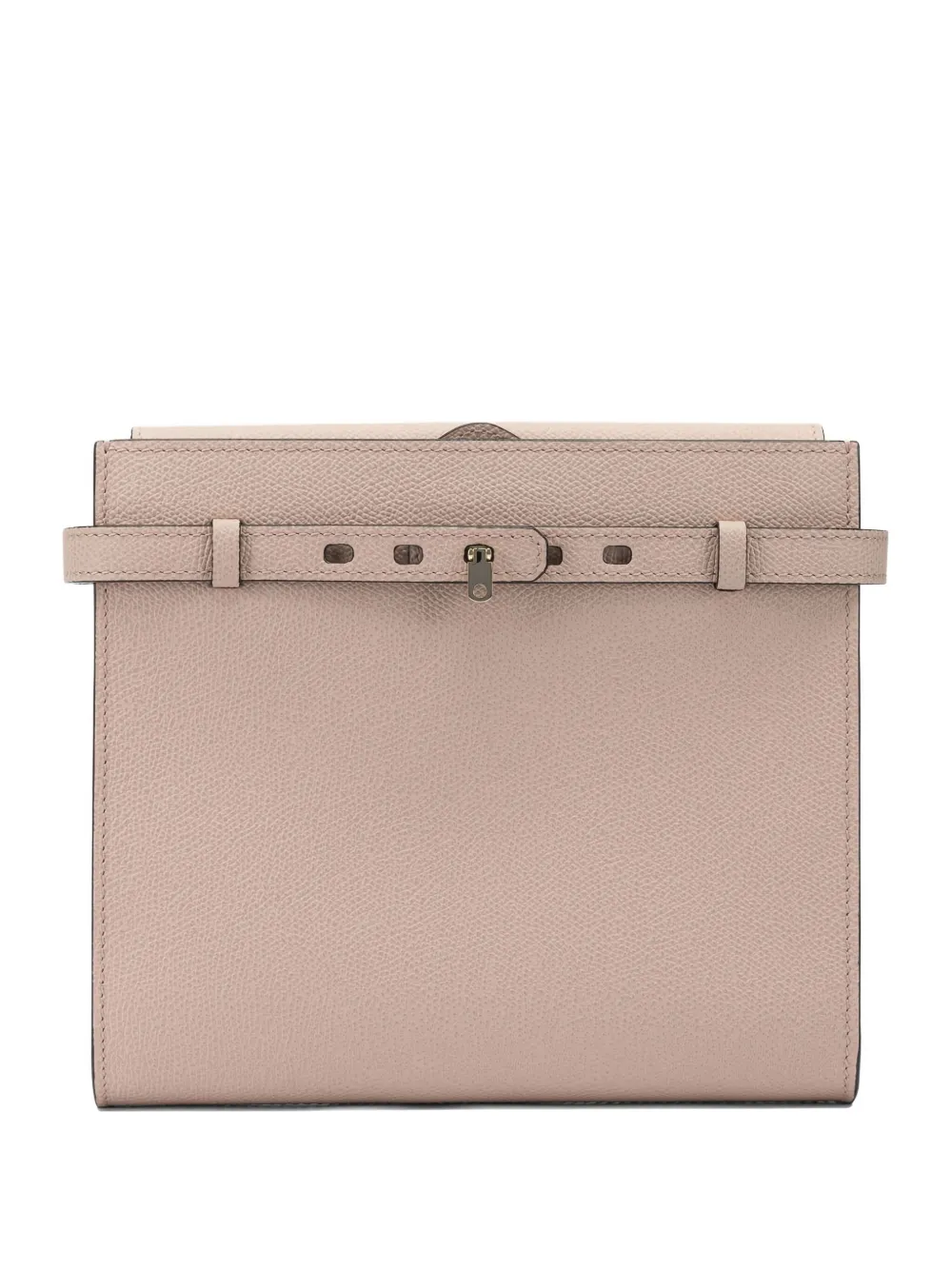 Valextra B-Tracollina leather cross body bag – Pink