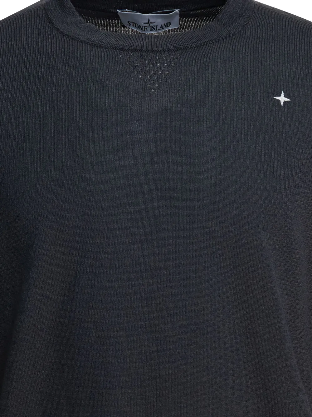 Stone Island Sweater met sterrenpatroon en ronde hals Grijs