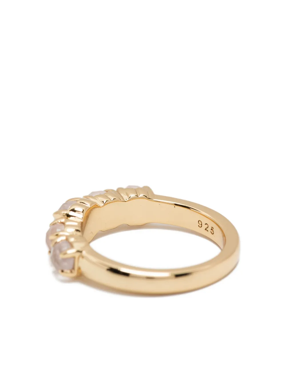 Stolen Girlfriends Club Halo Cluster Ring In Gold