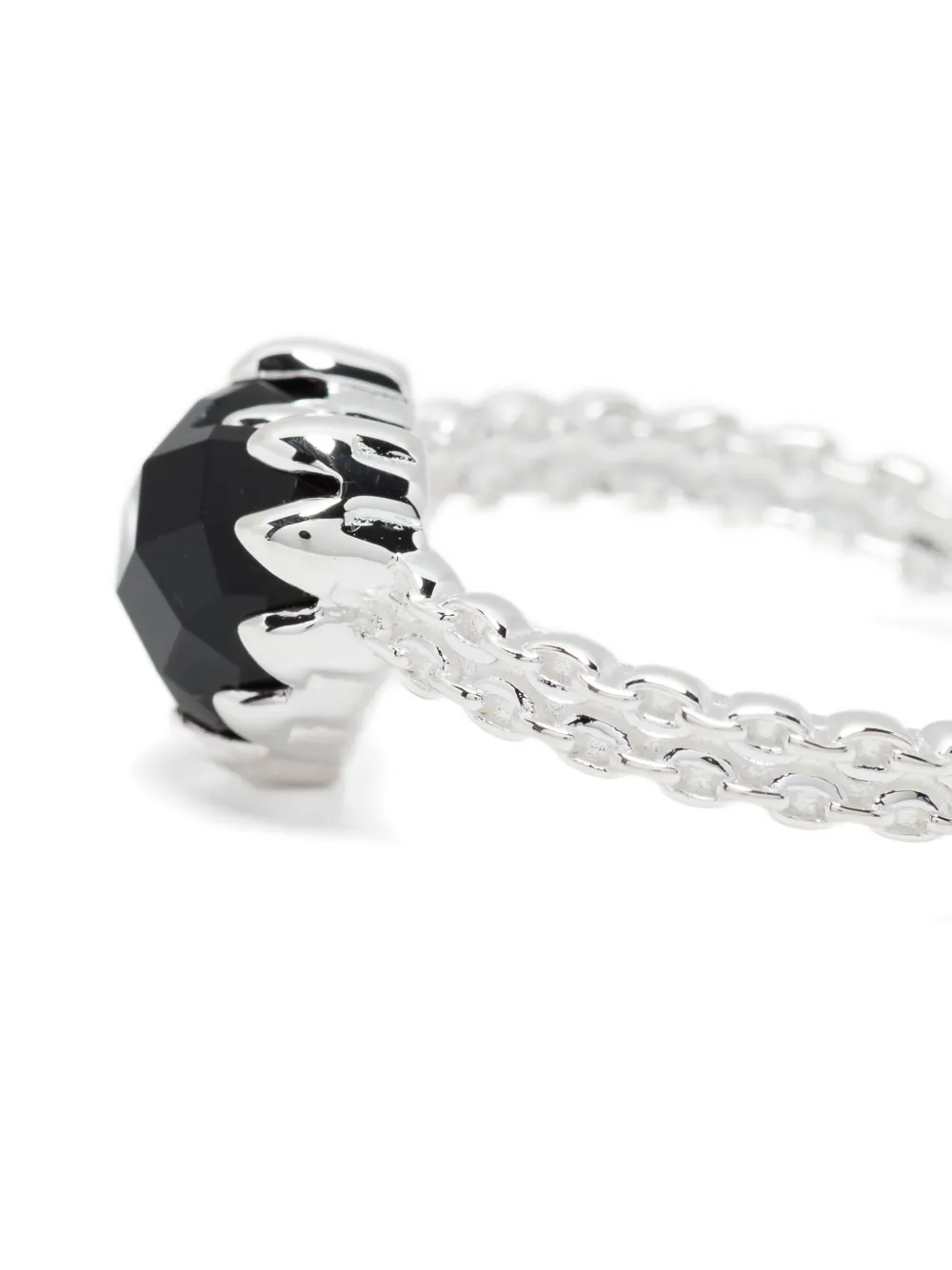 Stolen Girlfriends Club Mini Claw Ring In Metallic