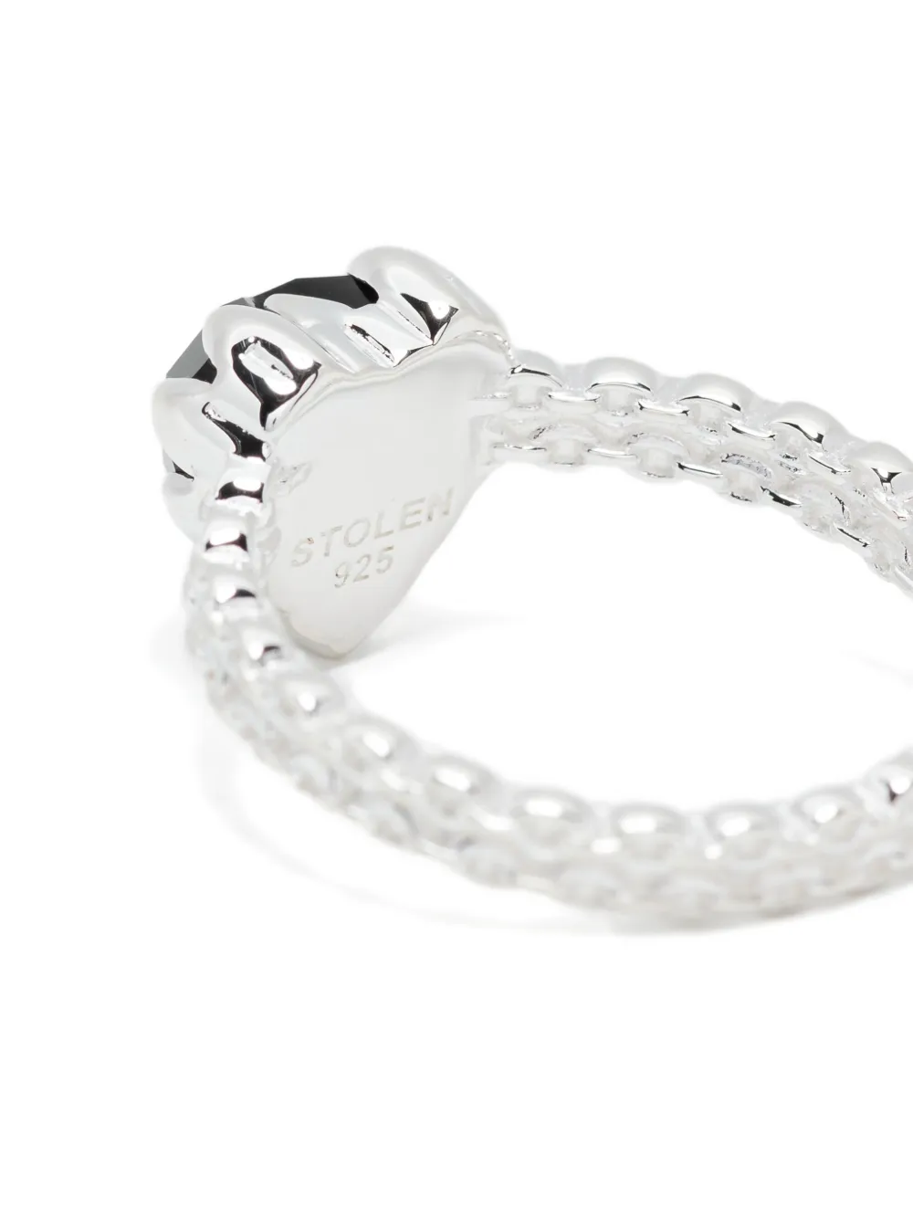 Stolen Girlfriends Club Mini Claw Ring In Metallic