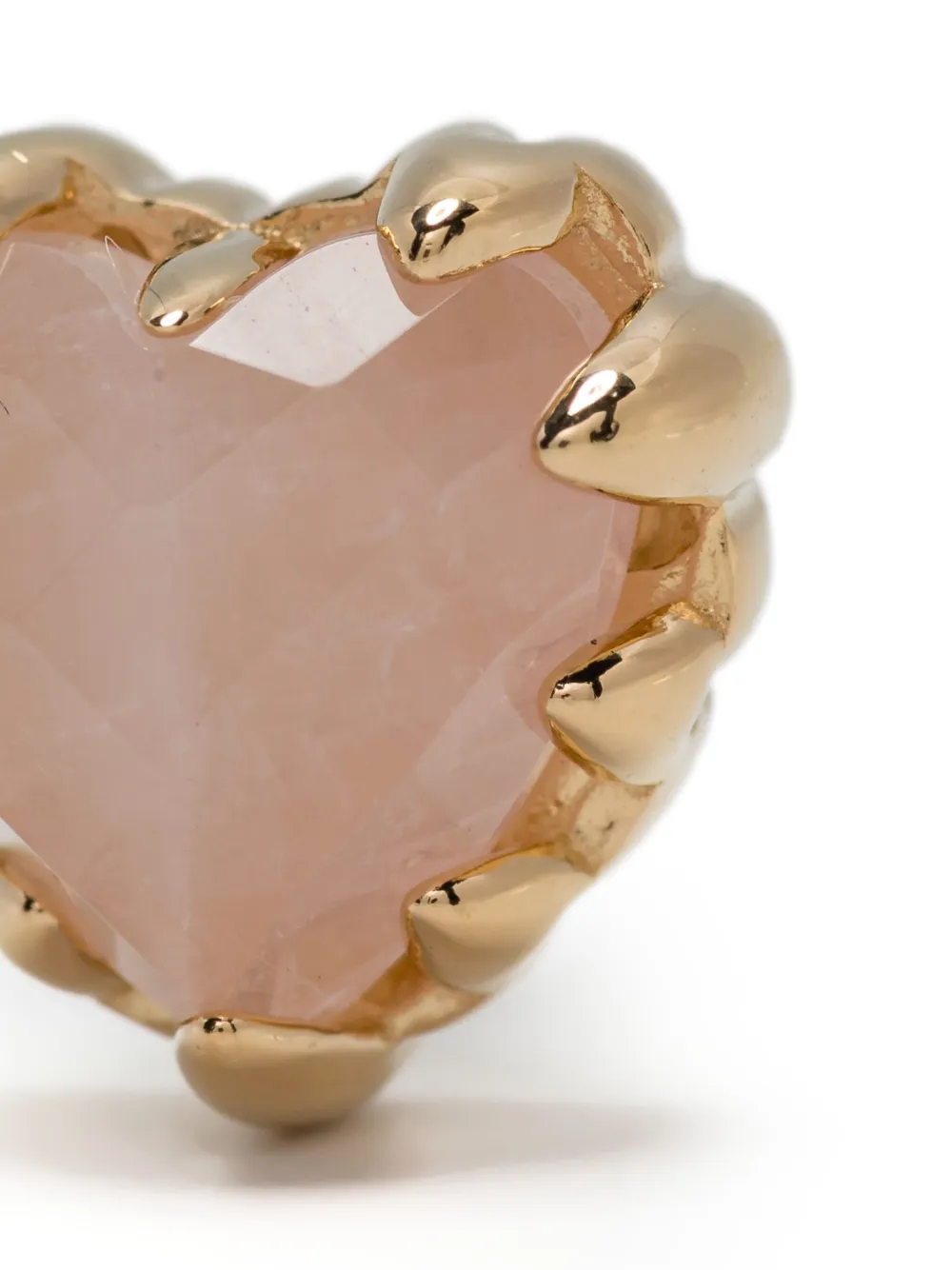 Stolen Girlfriends Club Love oorbellen - 18K Gold Plated/Rose Quartz