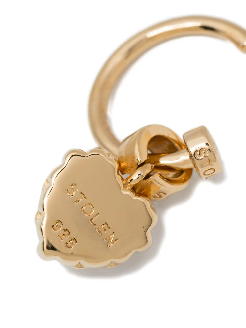 Stolen Girlfriends Club Love Anchor Earring In Gold