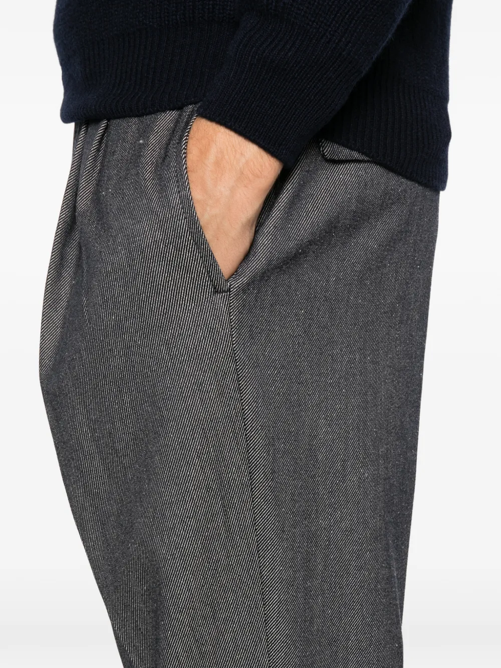 Briglia 1949 pleated trousers Grijs