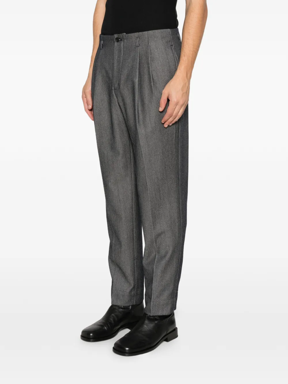 Briglia 1949 pleated trousers Grijs