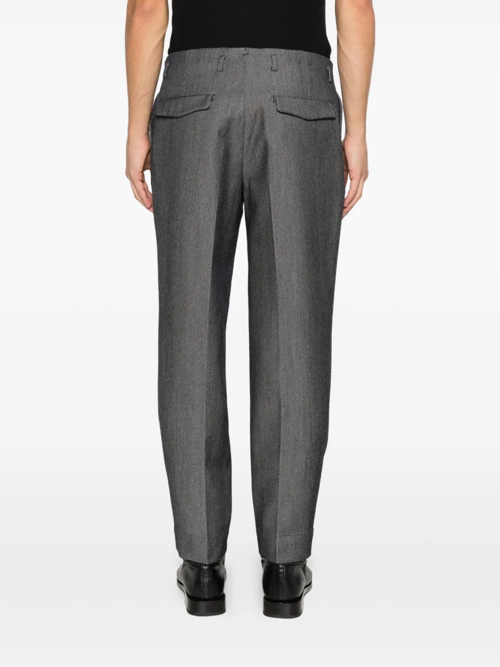 Briglia 1949 pleated trousers Grijs