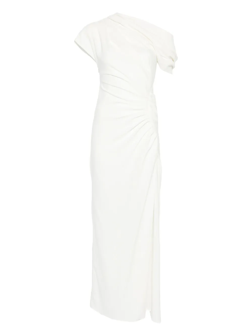 Simkhai Kally draped asymmetric-shoulder maxi dress | White | Image 1