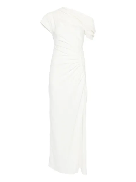 Simkhai Kally draped asymmetric-shoulder maxi dress