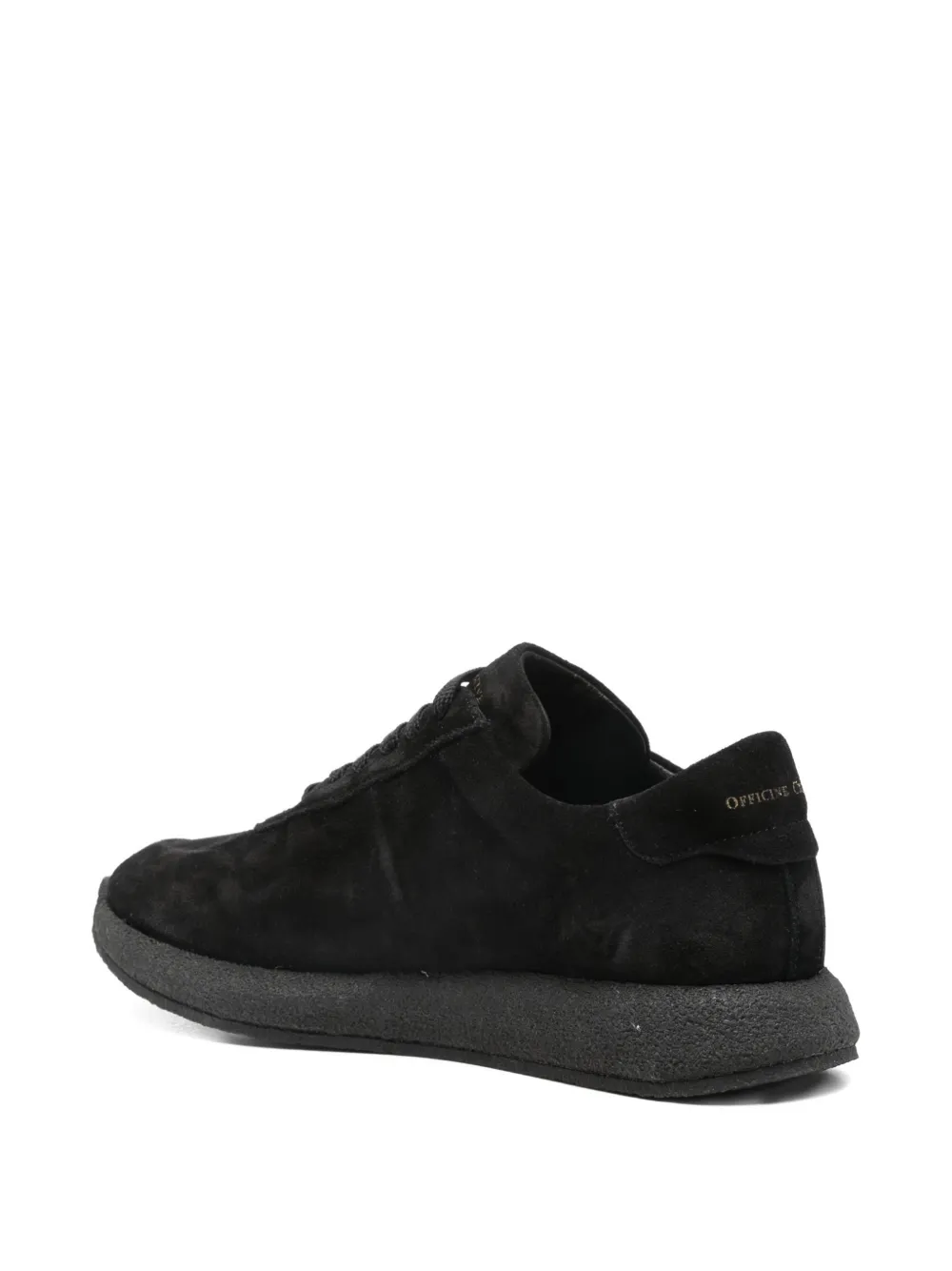 Officine Creative Suède sneakers Zwart