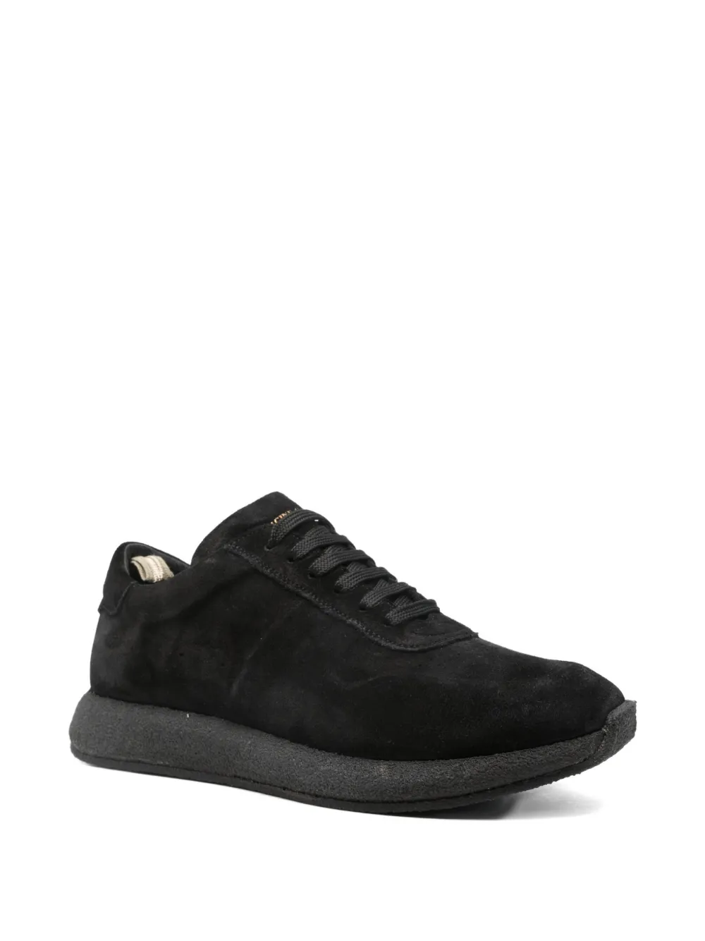 Officine Creative Suède sneakers Zwart
