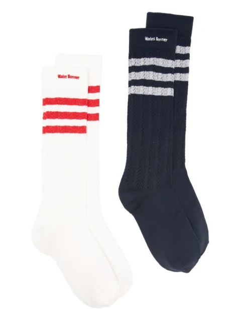 adidas x Wales Bonner striped socks (pack of two)