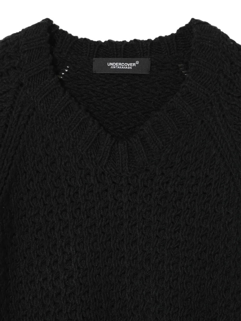 Undercover Trui met V-hals Zwart