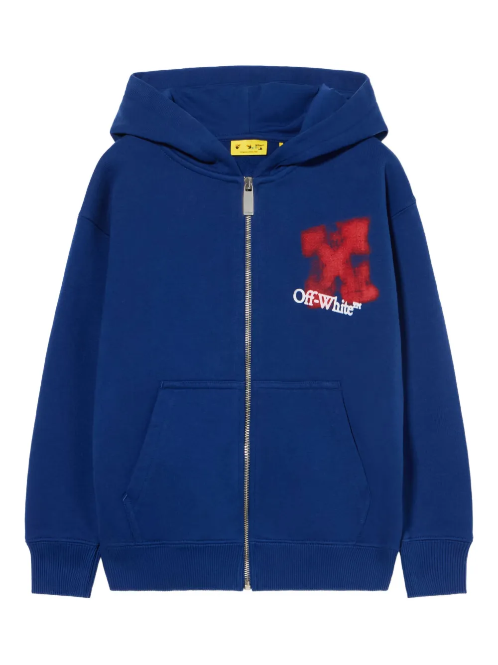 Off-White Kids ロゴ パーカー - ブルー