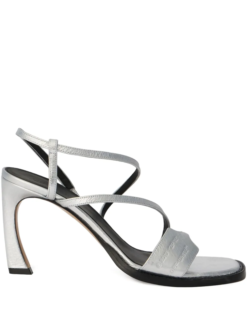 Off-White Zip Tie Loop sandals Zilver