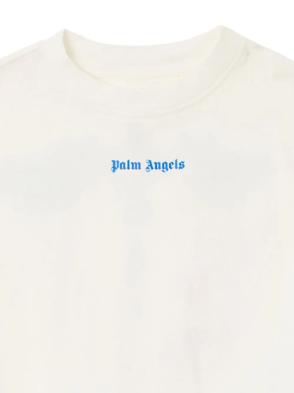 Palm Angels Kids Dragons Tattoo T-shirt Beige