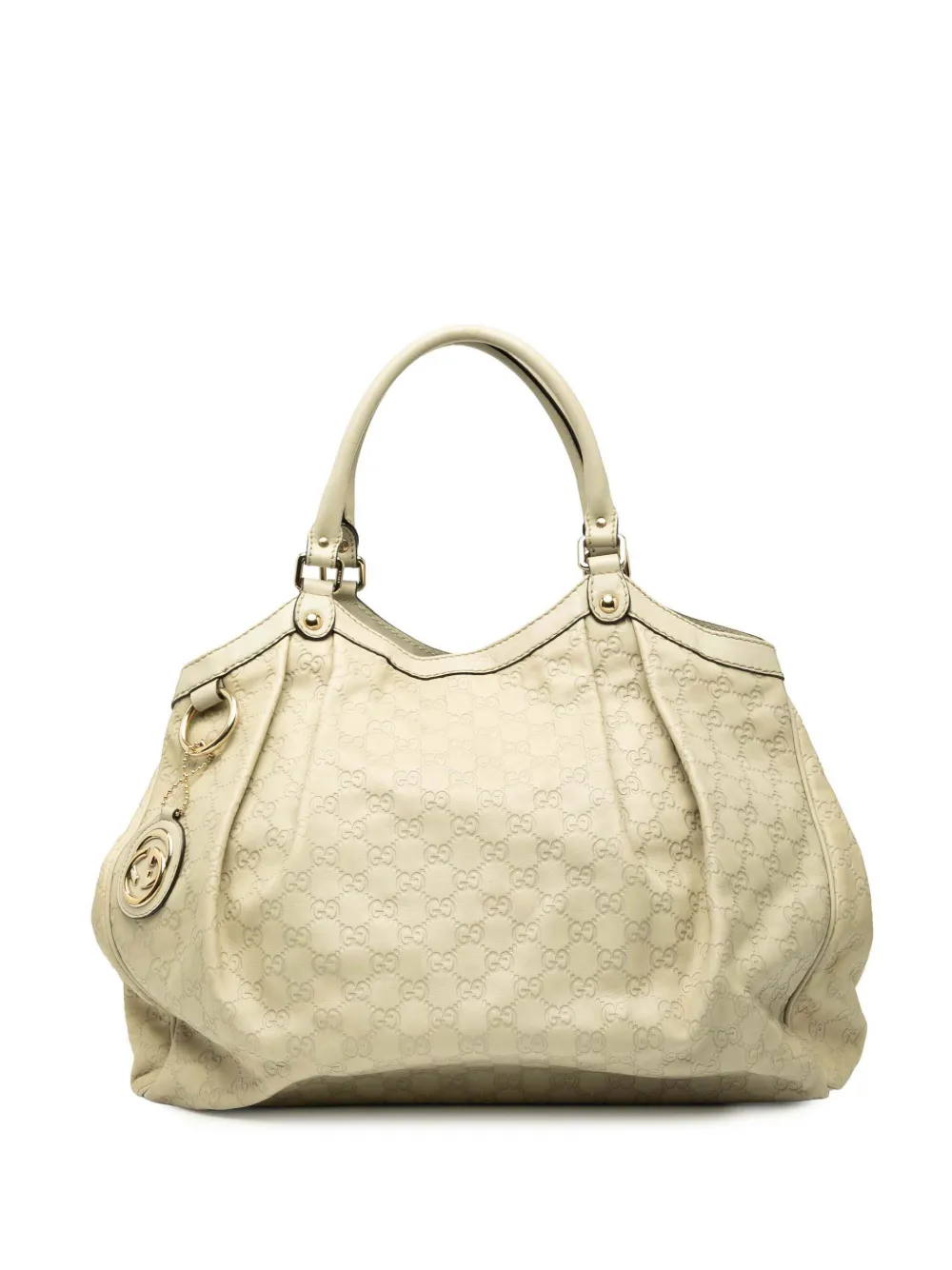 Gucci Pre-Owned 2000-2015 Large Guccissima Sukey tote bag - Bianco