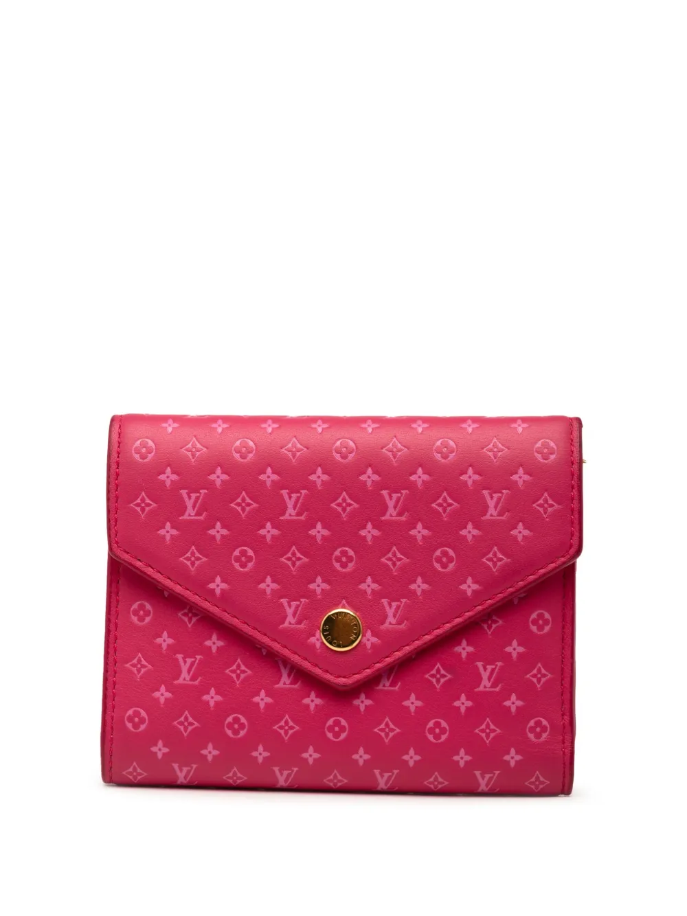 Louis Vuitton Pre-Owned 2021-2025 Nanogram Victorine Wallet small wallets | Pink | Image 1