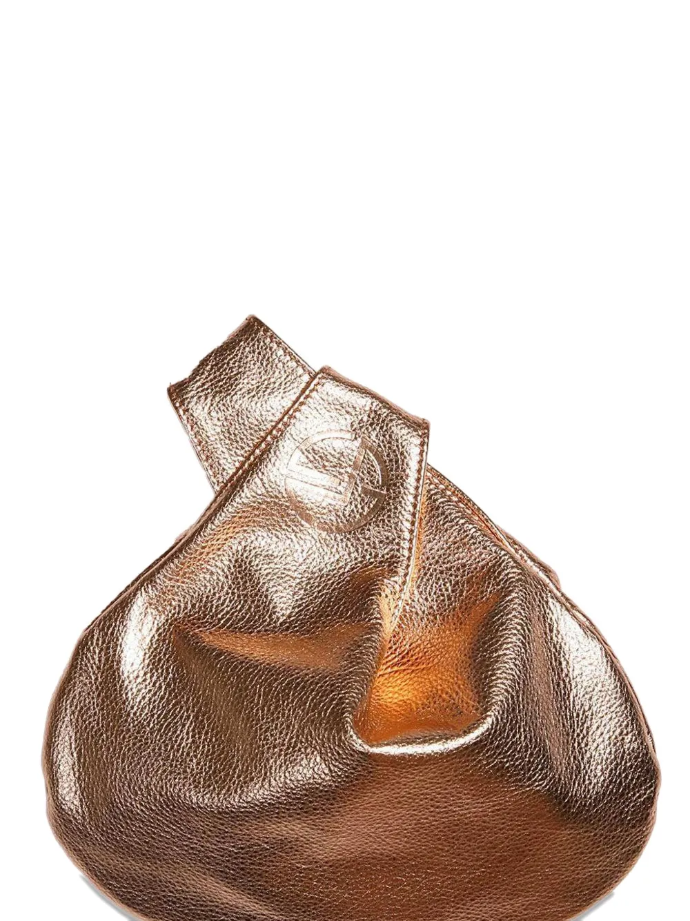 Mary Smallwood Nexus Embossed Clutch Bag In Gold