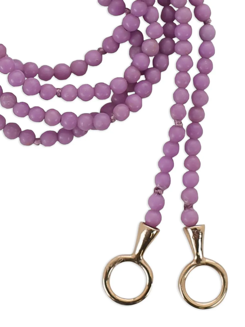 Marla Aaron collar Itty Bitty en oro amarillo de 14kt con fosfosiderita | Joyas de lujo | Image 2