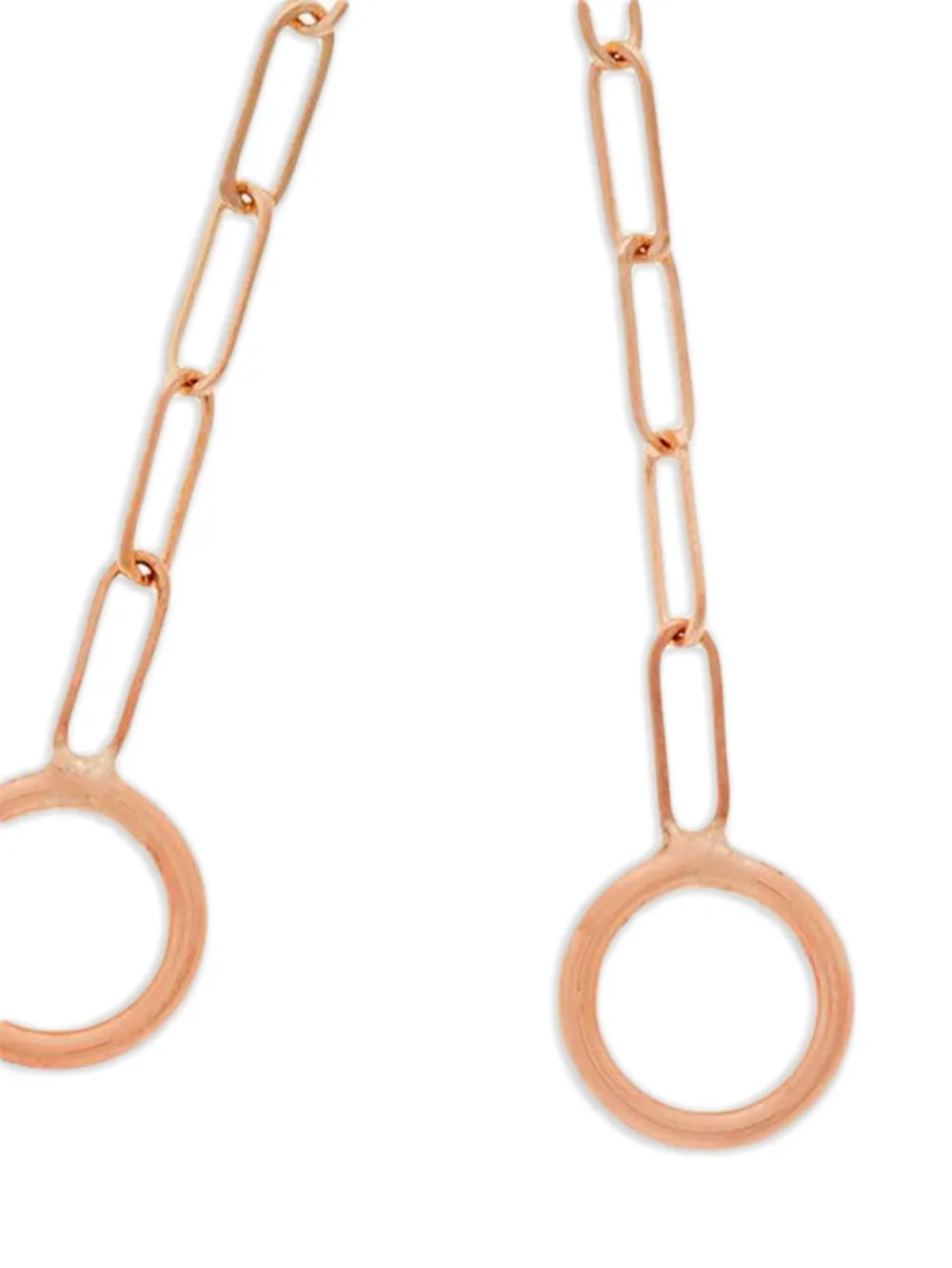 Marla Aaron halskæde i 18 karat rødguld med firkantede led | Eksklusive smykker | Image 2