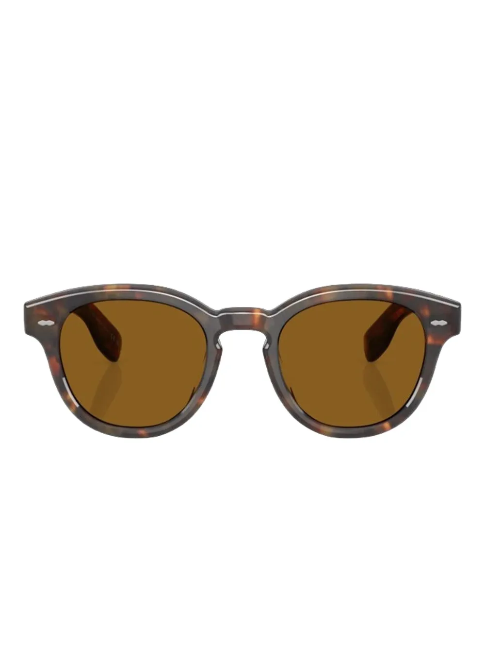 Oliver Peoples Cary Grant round sunglasses - Marrone
