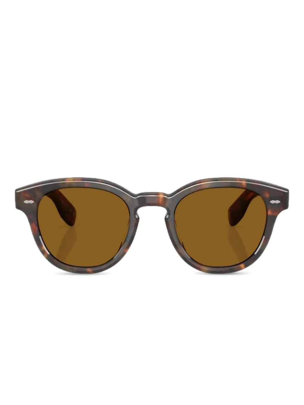 Oliver Peoples Cary Grant round sunglasses - Marrone