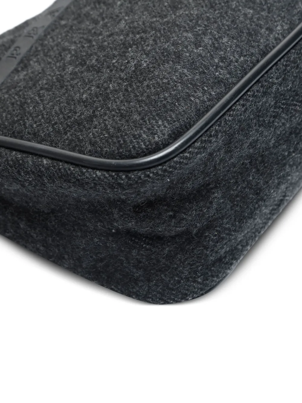 Pre-owned Prada 1990s Sport Wool Bag In Gray