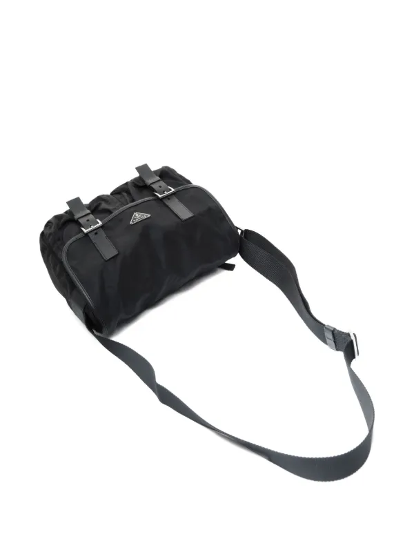 バッグ 90s PRADA llic black shoulder bag Prada Pre-Owned 1990s