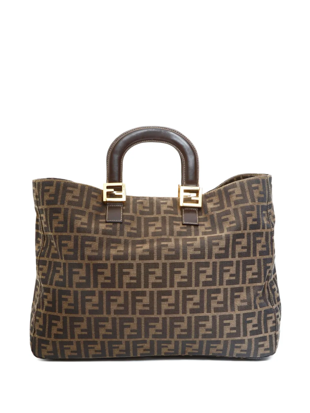 Fendi Pre-Owned 1990-2000 monogram-pattern handbag | marrón | Image 1