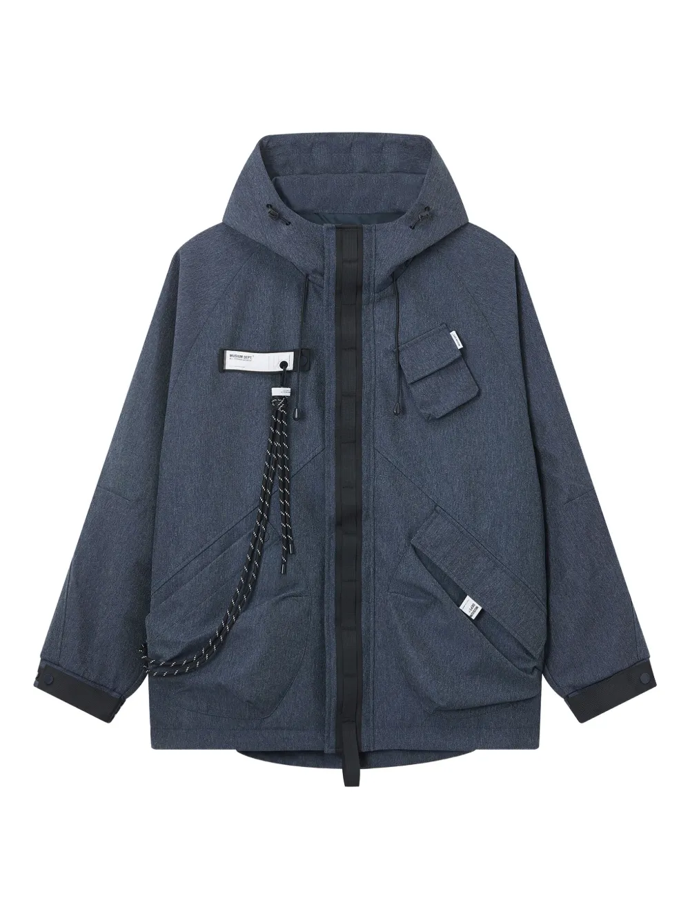 Musium Div. hooded jacket | Blue | Image 1