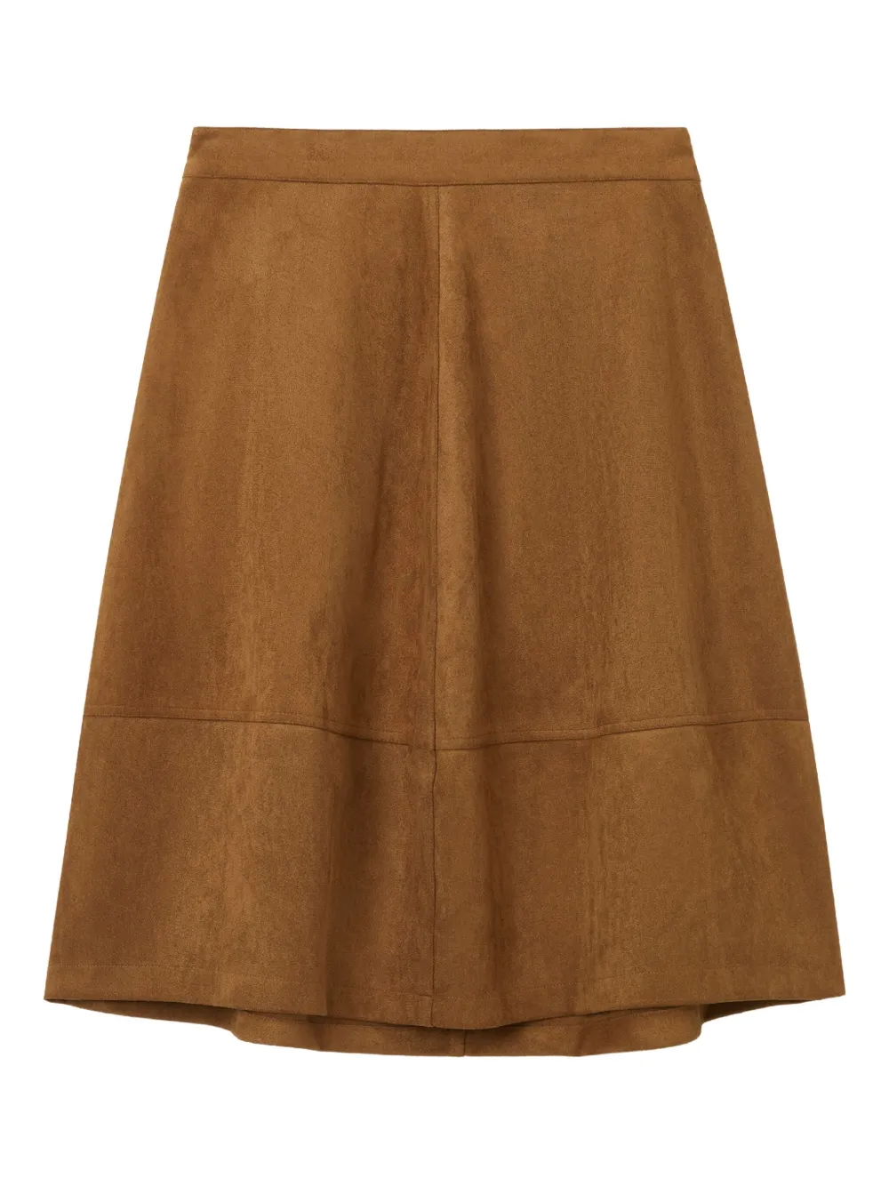 B+ab Panelled Midi Skirt In Brown