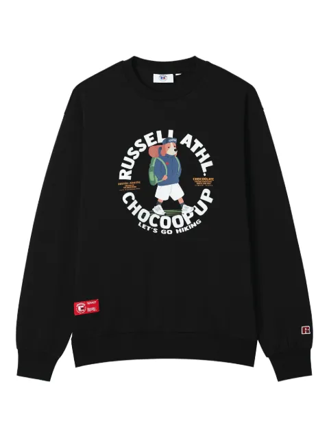 CHOCOOLATE graphic-print crew-neck sweatshirt