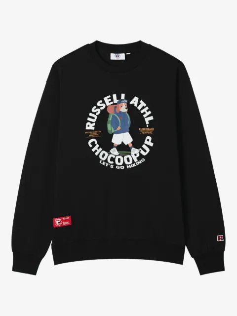 CHOCOOLATE graphic-print crew-neck sweatshirt