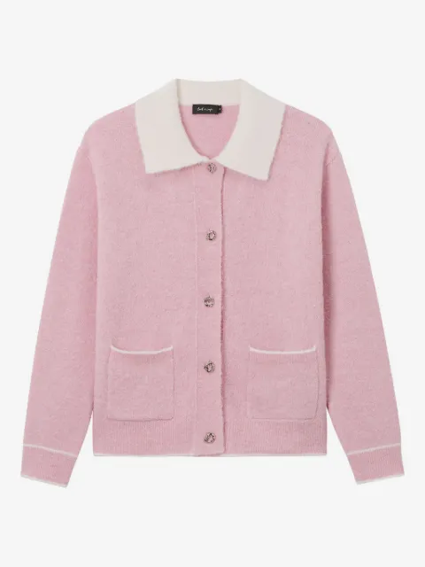 tout a coup collared pocket cardigan