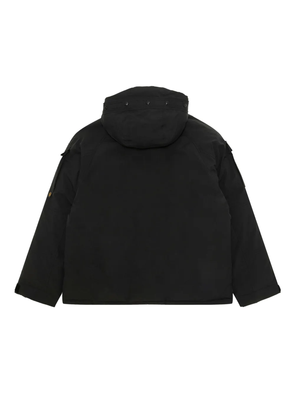 Aape By A Bathing Ape Hooded Patch-detail Jacket In Black