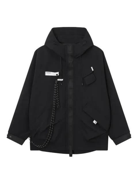 Musium Div. hooded front-pockets jacket