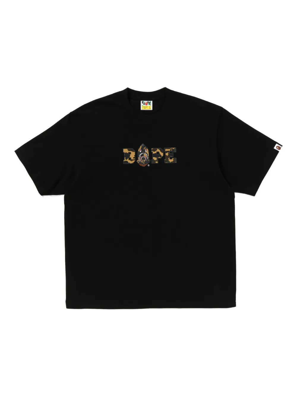 A Bathing Ape Camouflage-print T-shirt In Black