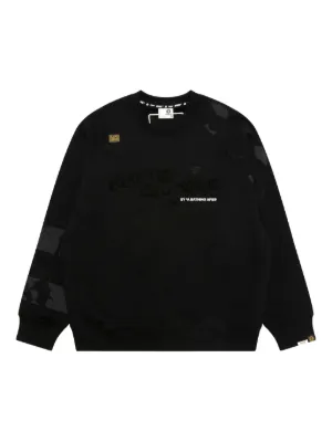 AAPE BY *A BATHING APE® graphic-print crew-neck Sweatshirt | Black