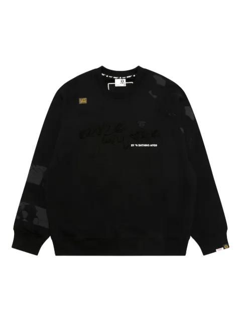 AAPE BY *A BATHING APE® embellished crew-neck sweatshirt