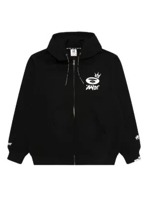AAPE BY *A BATHING APE® ロゴ パーカー | ブラック | FARFETCH JP