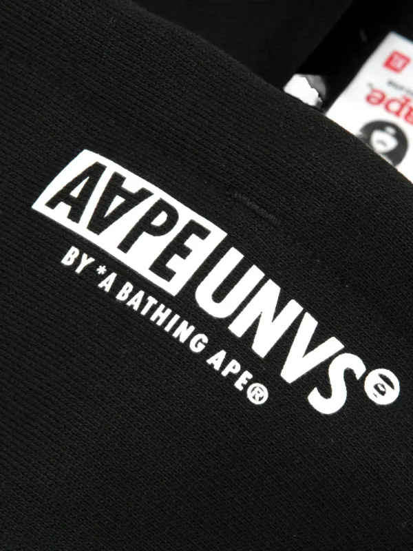 AAPE BY *A BATHING APE® ジップアップ パーカー | ブラック | FARFETCH JP