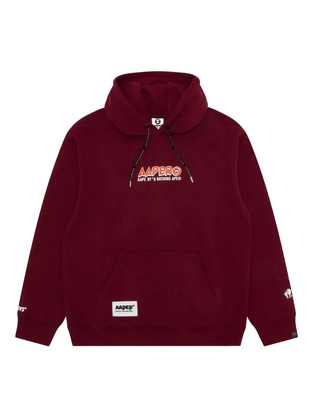 AAPE BY *A BATHING APE® hoodie à imprimé graphique | rouge | Image 1